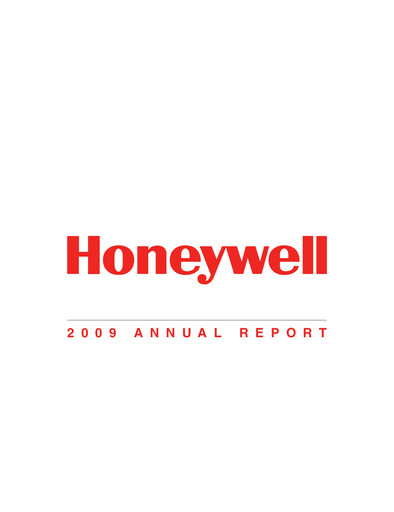 Thumbnail Honeywell Annual Report 2009
