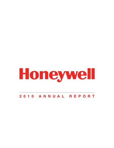 Thumbnail Honeywell Annual Report 2010