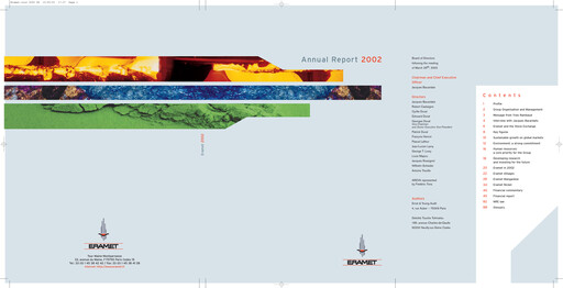 Thumbnail Eramet Annual Report 2002