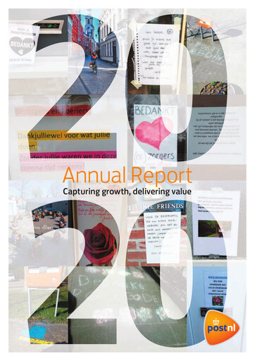 Thumbnail PostNL Annual Report 2020