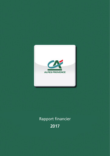 Thumbnail Caisse Régionale de Crédit Agricole Mutuel Alpes Provence Financial Report 2017
