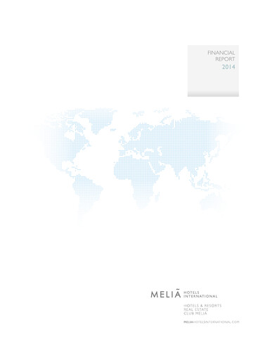 Miniature Meliá Hotels International Rapport financier 2014