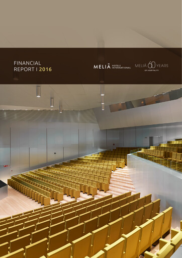 Miniature Meliá Hotels International Rapport financier 2016