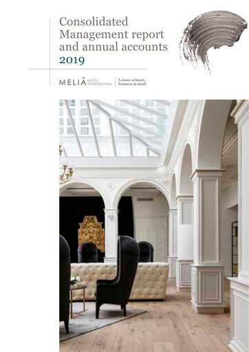 Thumbnail Meliá Hotels International Financial Statement 2019