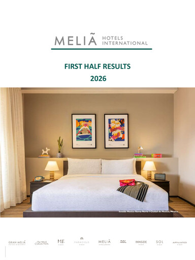 Thumbnail Meliá Hotels International Half-year Report 2026-h1