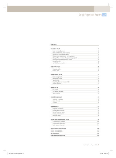 Miniature Meliá Hotels International Rapport de durabilité 2007