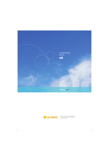 Miniature Meliá Hotels International Rapport de durabilité 2008