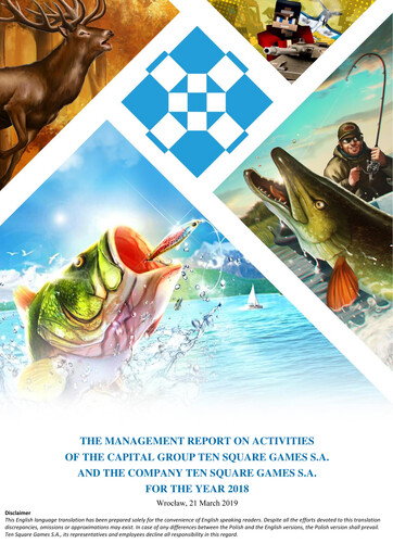 Thumbnail Ten Square Games
 Annual Report 2018