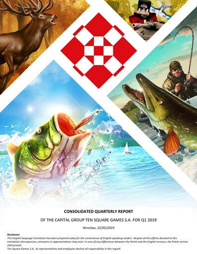 Thumbnail Ten Square Games
 Quarterly Report 2019-q1