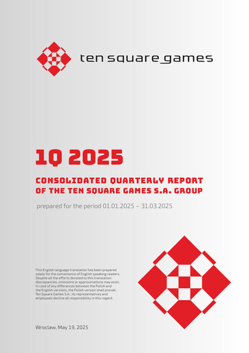 Thumbnail Ten Square Games
 Quarterly Report 2025-q1
