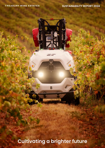 Miniature Treasury Wine Estates
 Rapport de durabilité 2024
