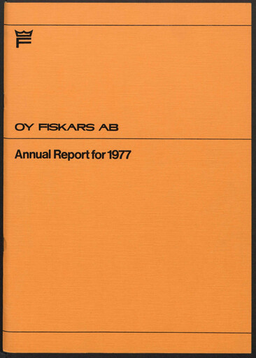Thumbnail Fiskars Annual Report 1977