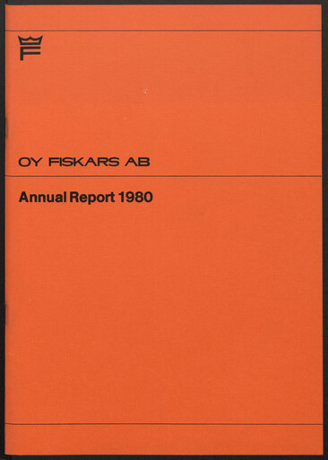 Thumbnail Fiskars Annual Report 1980