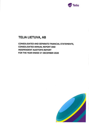 Thumbnail Telia Lietuva Annual Report 2020