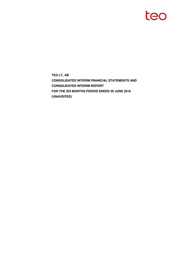 Thumbnail Telia Lietuva Half-year Report 2016-h1