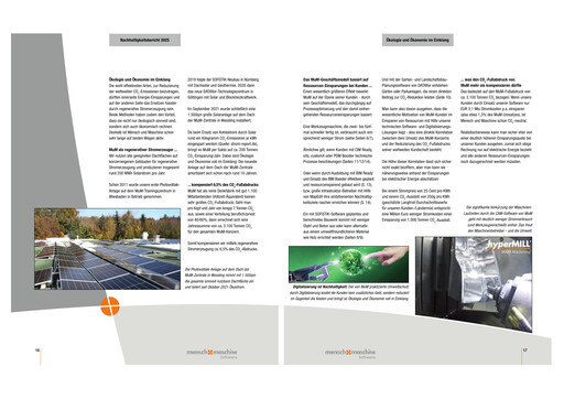 Thumbnail Mensch und Maschine ESG Report 2025