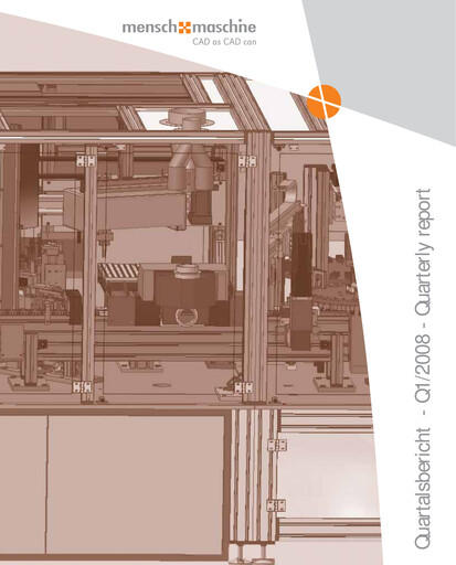 Thumbnail Mensch und Maschine Quarterly Report 2008-q1
