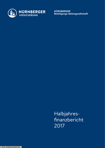 Miniature Nürnberger Versicherung
 Rapport semestriel 2017-h1