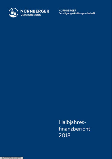 Miniature Nürnberger Versicherung
 Rapport semestriel 2018-h1