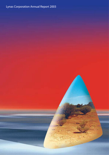 Thumbnail Lynas Annual Report 2003