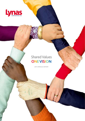 Thumbnail Lynas Annual Report 2011