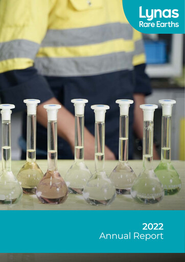 Thumbnail Lynas Annual Report 2022