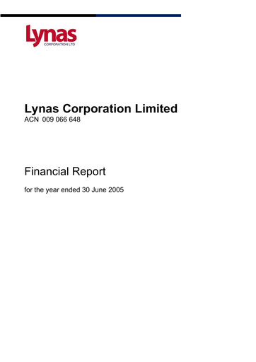 Thumbnail Lynas Financial Report fy2005