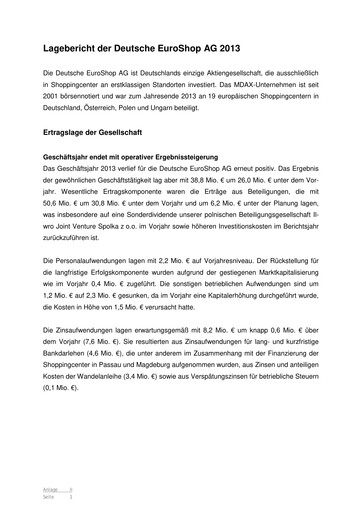 Vorschaubild Deutsche EuroShop Finanzmitteilung 2013
