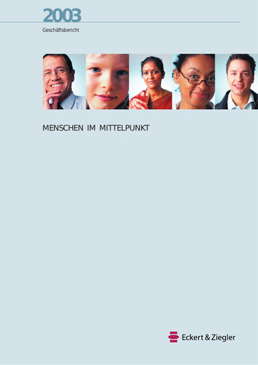 Thumbnail Eckert & Ziegler Annual Report 2003
