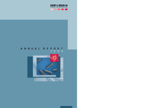 Thumbnail Eckert & Ziegler Annual Report 1999