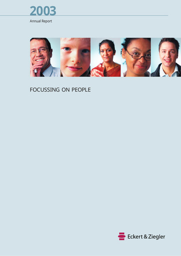 Thumbnail Eckert & Ziegler Annual Report 2003