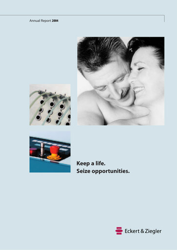 Thumbnail Eckert & Ziegler Annual Report 2004