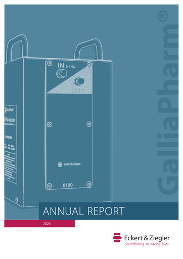 Thumbnail Eckert & Ziegler Annual Report 2024