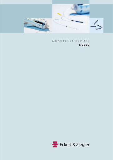 Thumbnail Eckert & Ziegler Quarterly Report 2002-q1