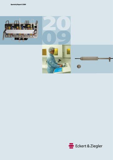 Thumbnail Eckert & Ziegler Quarterly Report 2009-q1