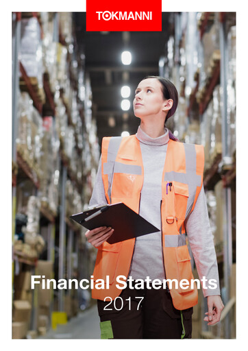 Thumbnail Tokmanni Financial Statement 2017