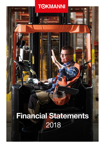 Thumbnail Tokmanni Financial Statement 2018