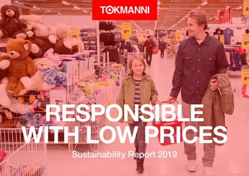 Thumbnail Tokmanni Sustainability Report 2019