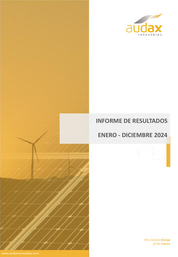 Thumbnail Audax Renovables Financial Report 2024