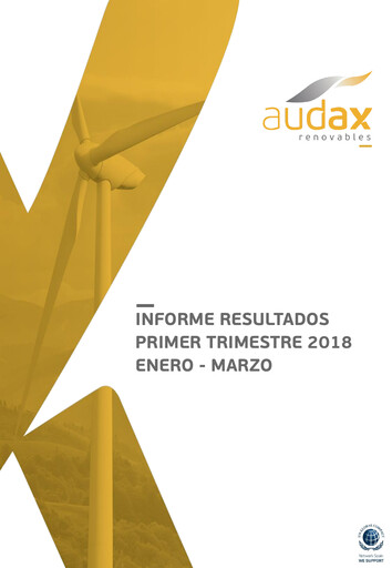 Thumbnail Audax Renovables Quarterly Report 2018-q1