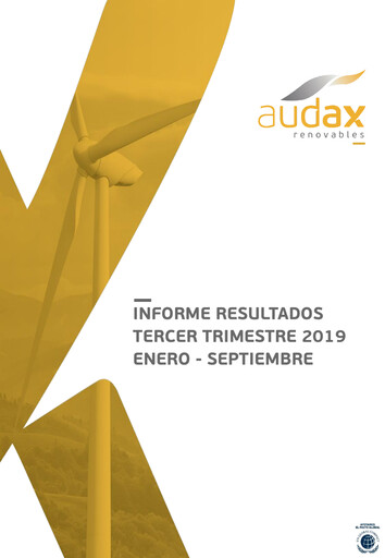 Thumbnail Audax Renovables Quarterly Report 2019-q3