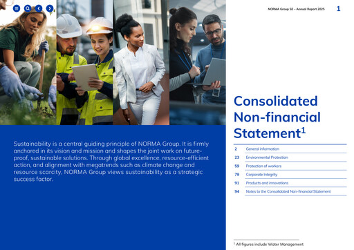 Thumbnail Norma Group ESG Report 2025