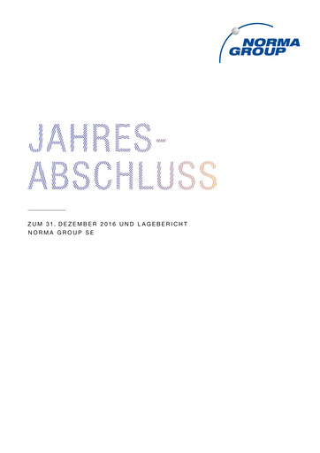 Thumbnail Norma Group Financial Statement 2016