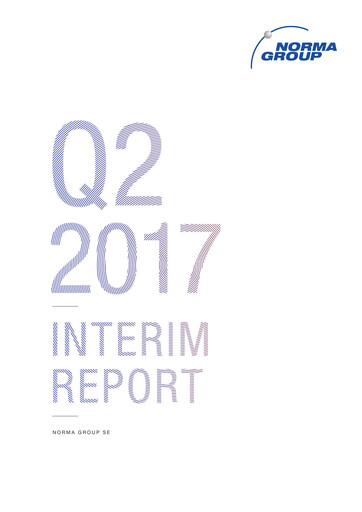 Miniature Norma Group Rapport semestriel 2017-h1