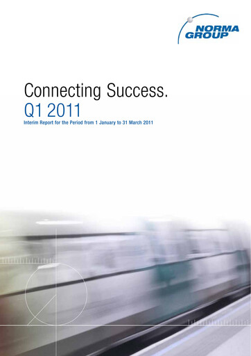 Miniature Norma Group Rapport trimestriel 2011-q1