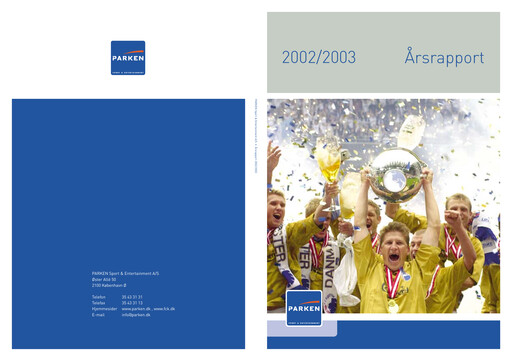 Thumbnail Parken Sport (F.C. Copenhagen) Annual Report 2003