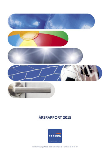 Thumbnail Parken Sport (F.C. Copenhagen) Annual Report 2015