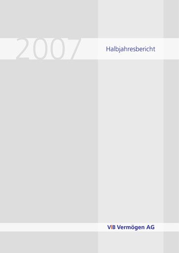Thumbnail VIB Vermögen Half-year Report 2007-h1