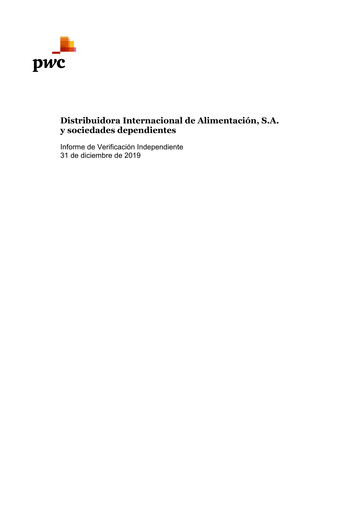 Vorschaubild (DIA) Distribuidora Internacional de Alimentación ESG-Bericht 2019