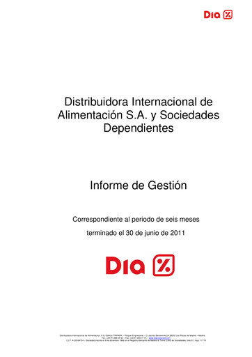 Vorschaubild (DIA) Distribuidora Internacional de Alimentación Halbjahresbericht 2011-h1